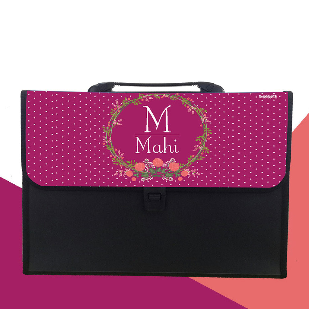 Personalised black Folder