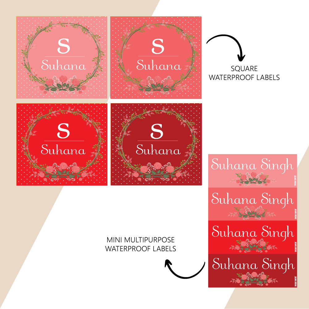 Waterproof Name Stickers