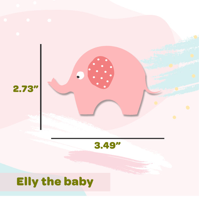 Elly The Baby Mini Wall Art Stickers