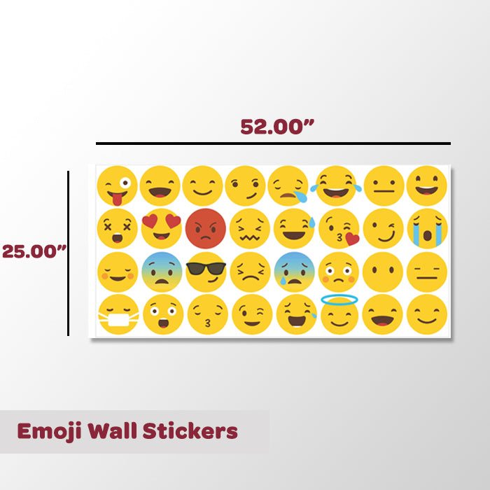 Emoji Mini Wall Art Stickers