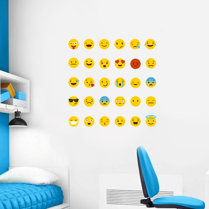 Emoji Mini Wall Art Stickers