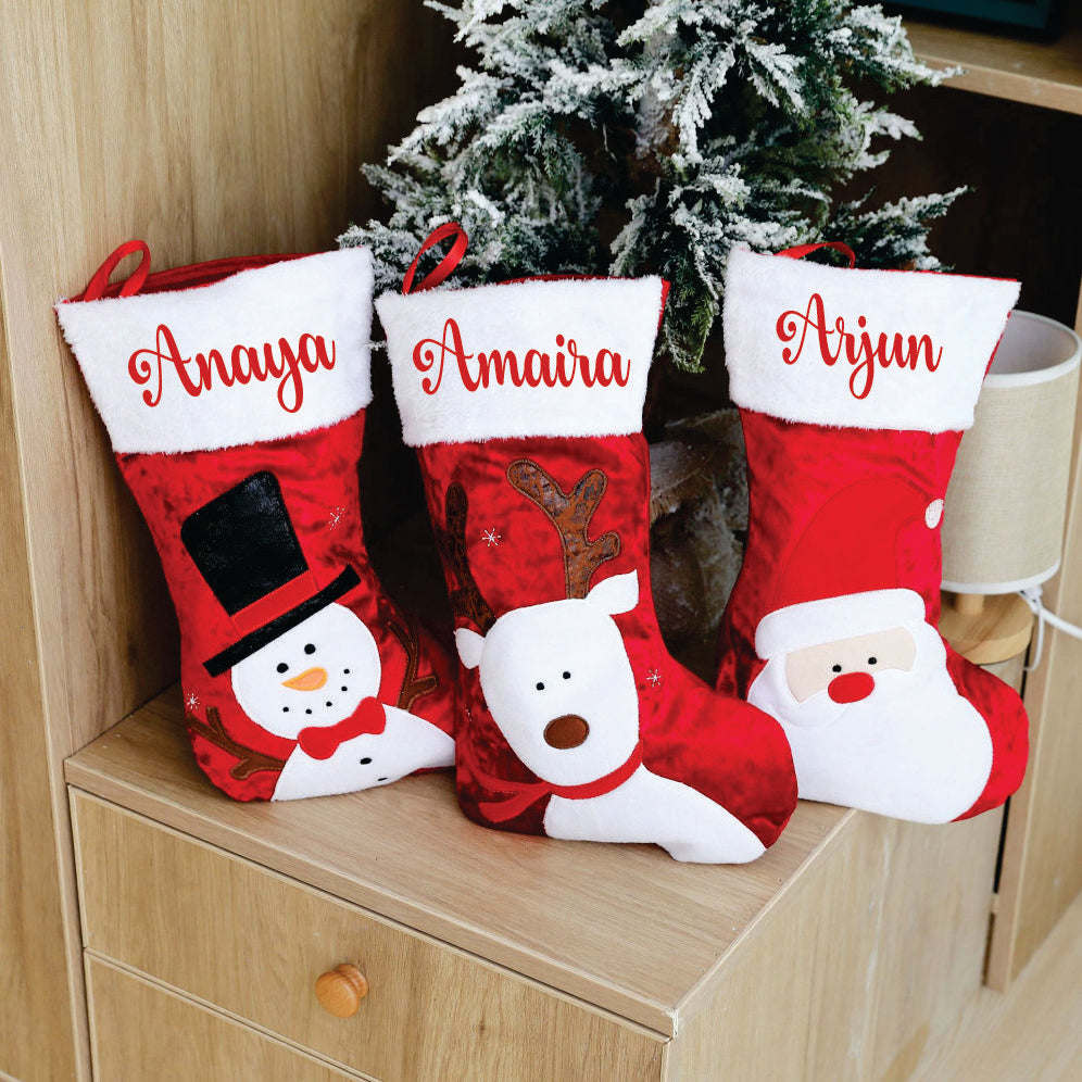 Babble Wrap The Scarlet Fur Stockings- Set of 3