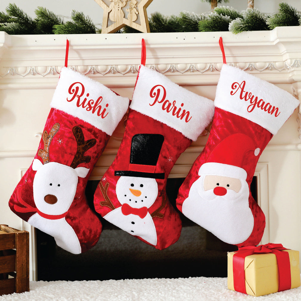 Babble Wrap The Scarlet Fur Stockings- Set of 3