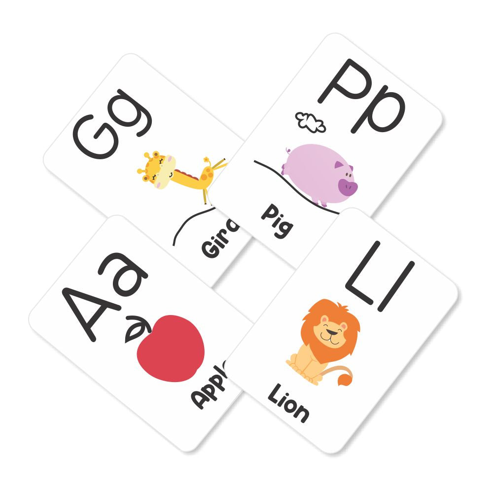 Alphabet Flashcards With Activity- Pack of 26