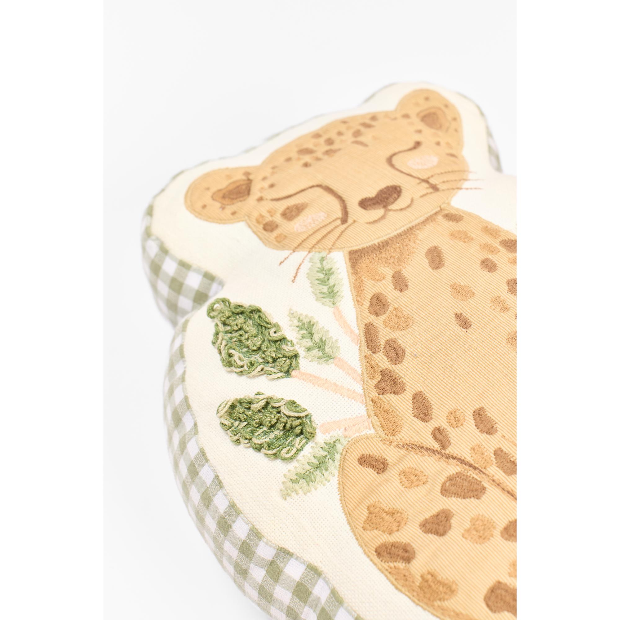 Sleepy Cheetah Shaped Cushion