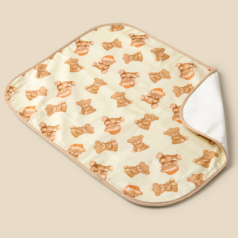 Fancy Fluff Organic Bed Protector - Cuddle Bear