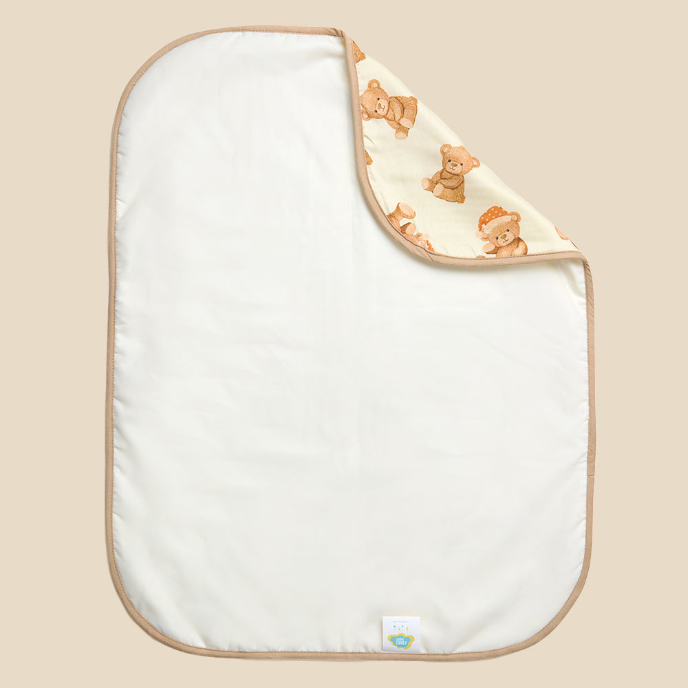 Fancy Fluff Organic Bed Protector - Cuddle Bear