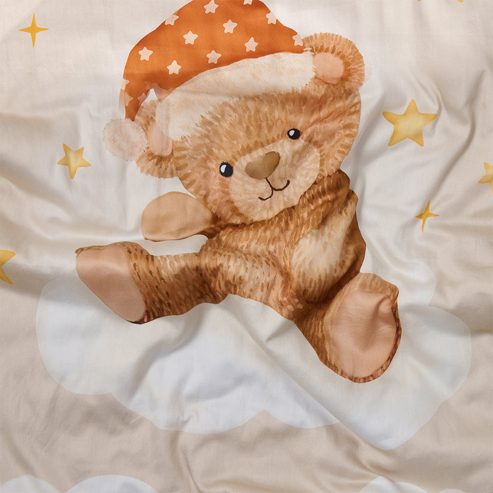 Fancy Fluff Organic Toddler/Baby Comforter - Cuddle Bear