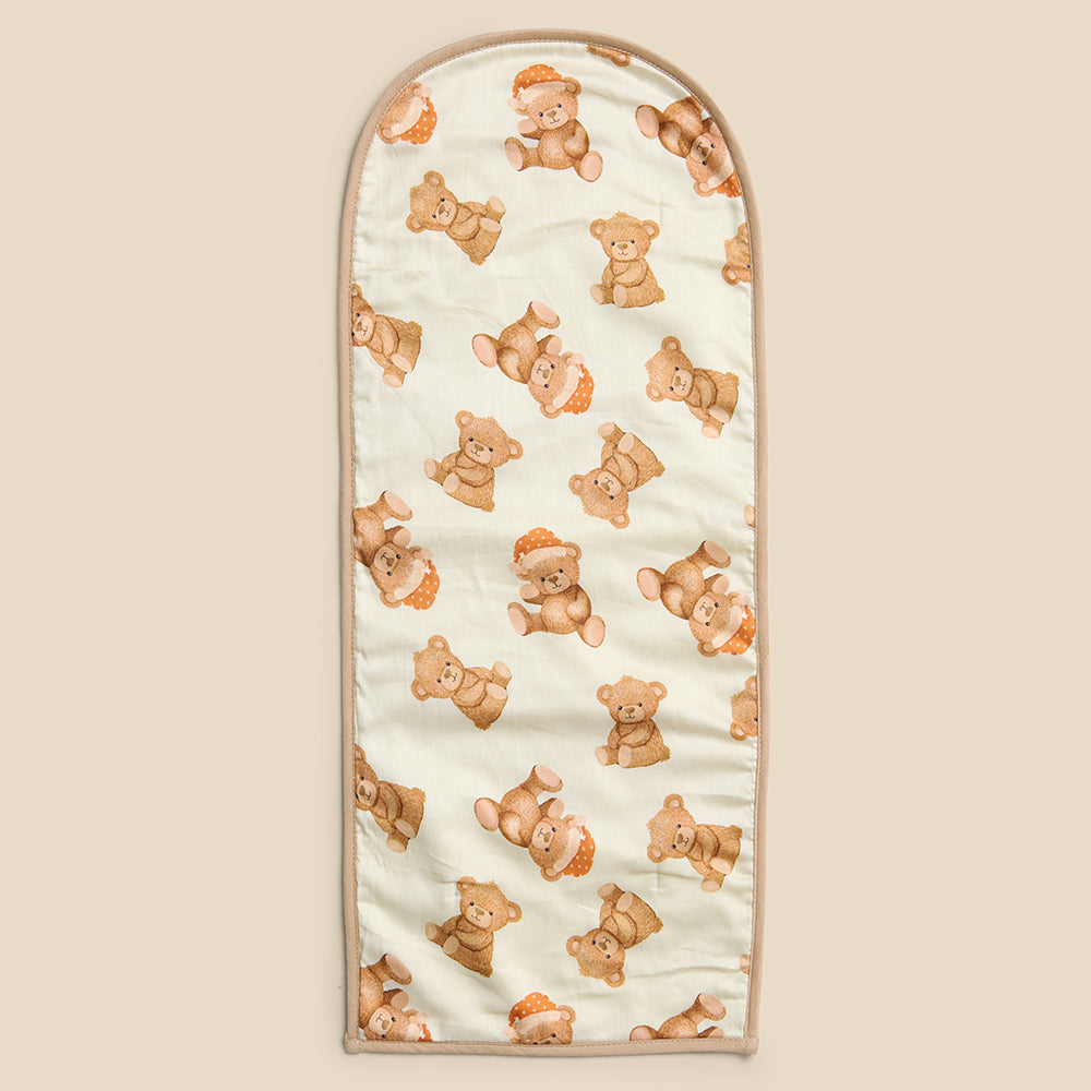 Fancy Fluff Organic Cocoon Bed Protector - Cuddle Bear