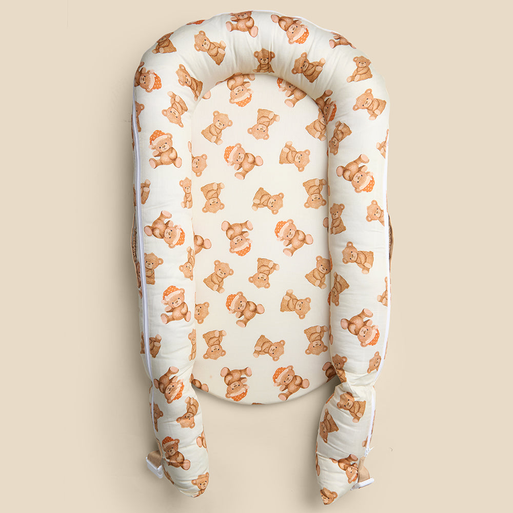 Fancy Fluff Organic Cocoon Cover - Cuddle Bear