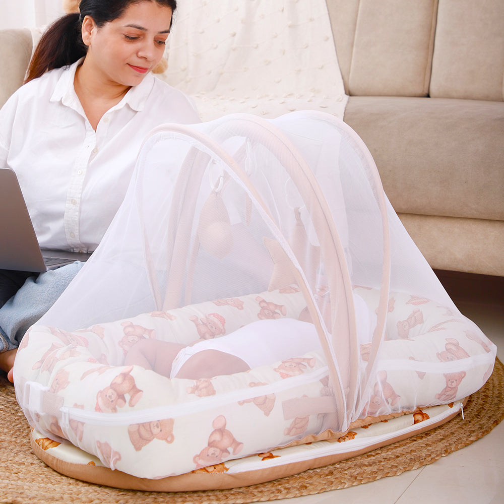 Fancy Fluff Baby Bed Net (Only Net) - Cuddle Bear