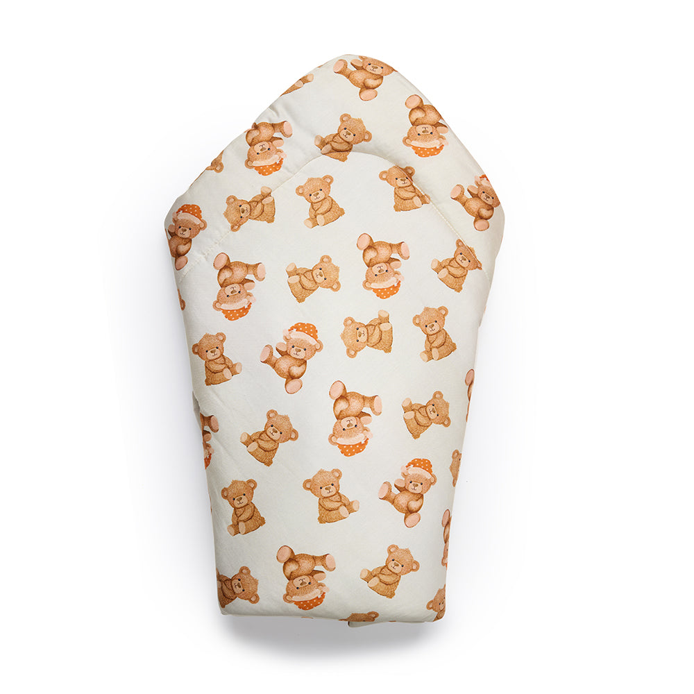 Fancy Fluff Organic Baby Wrap - Cuddle Bear