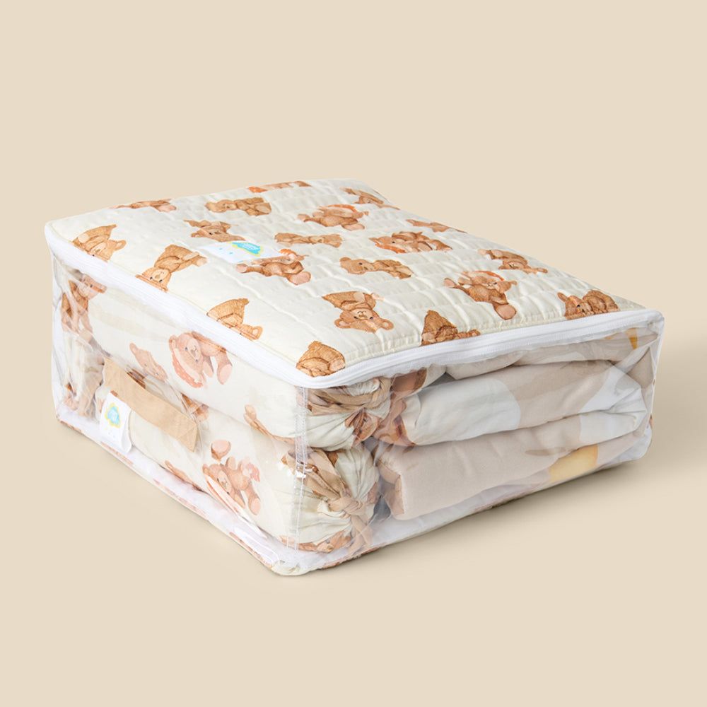 Fancy Fluff Organic Storage Bag - Cuddle Bear (Medium/Large)