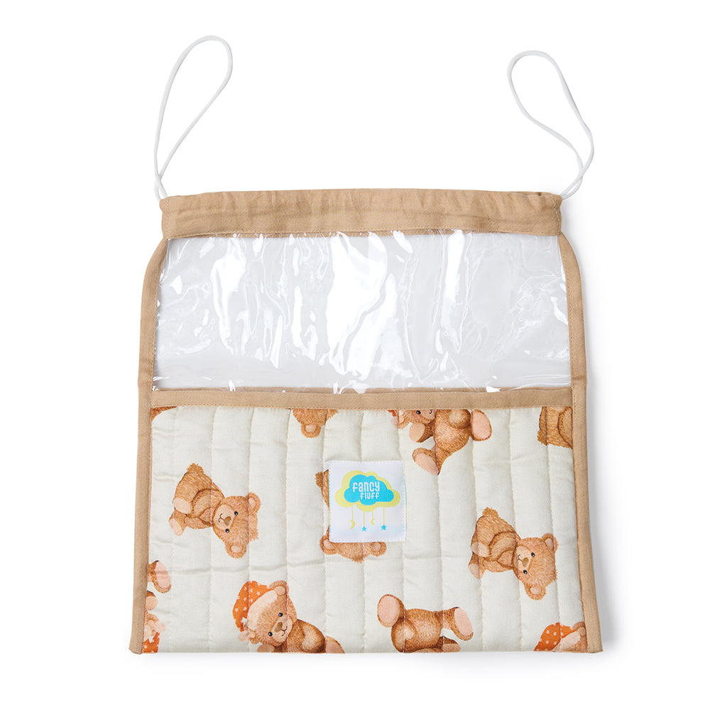 Fancy Fluff Organic Shoe Bag - Cuddle Bear