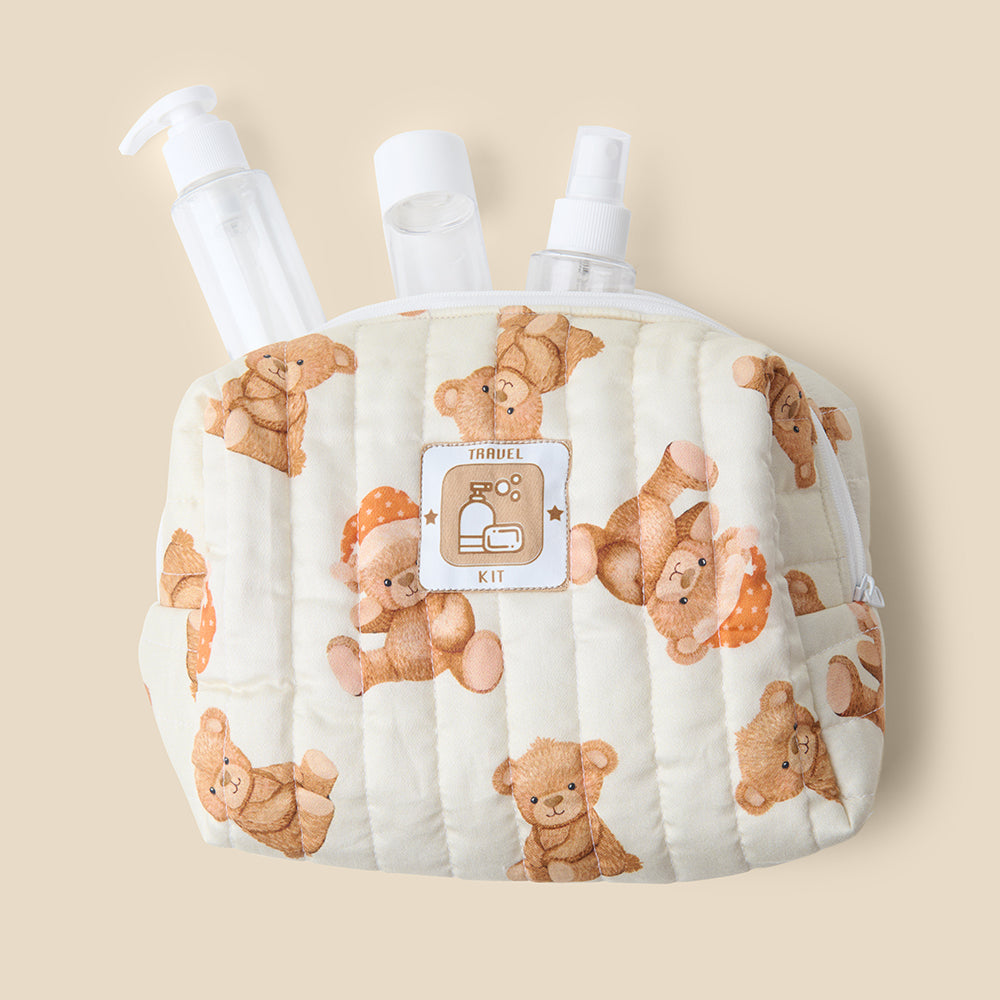 Fancy Fluff Organic Travel Kit - Cuddle Bear