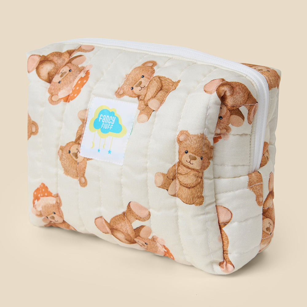 Fancy Fluff Organic Travel Kit - Cuddle Bear