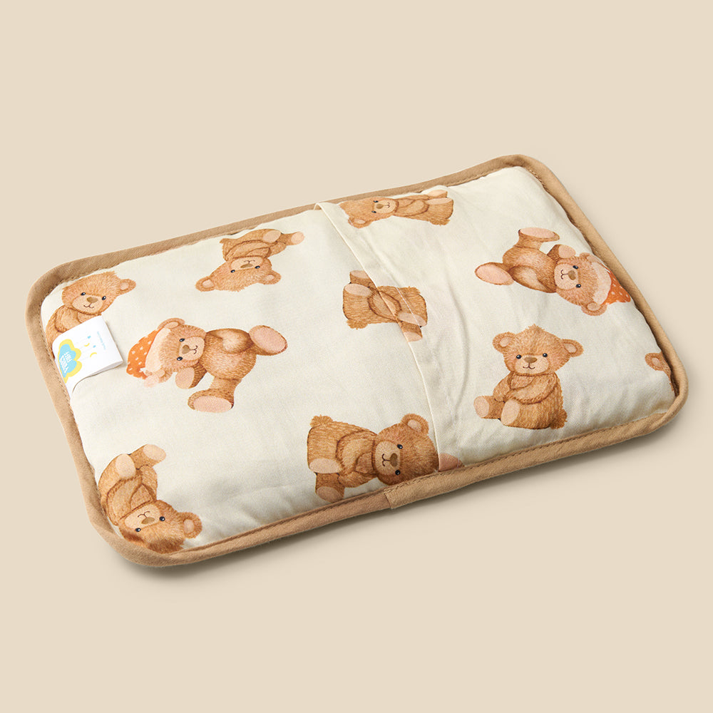 Fancy Fluff Organic Rai Pillow - Cuddle Bear