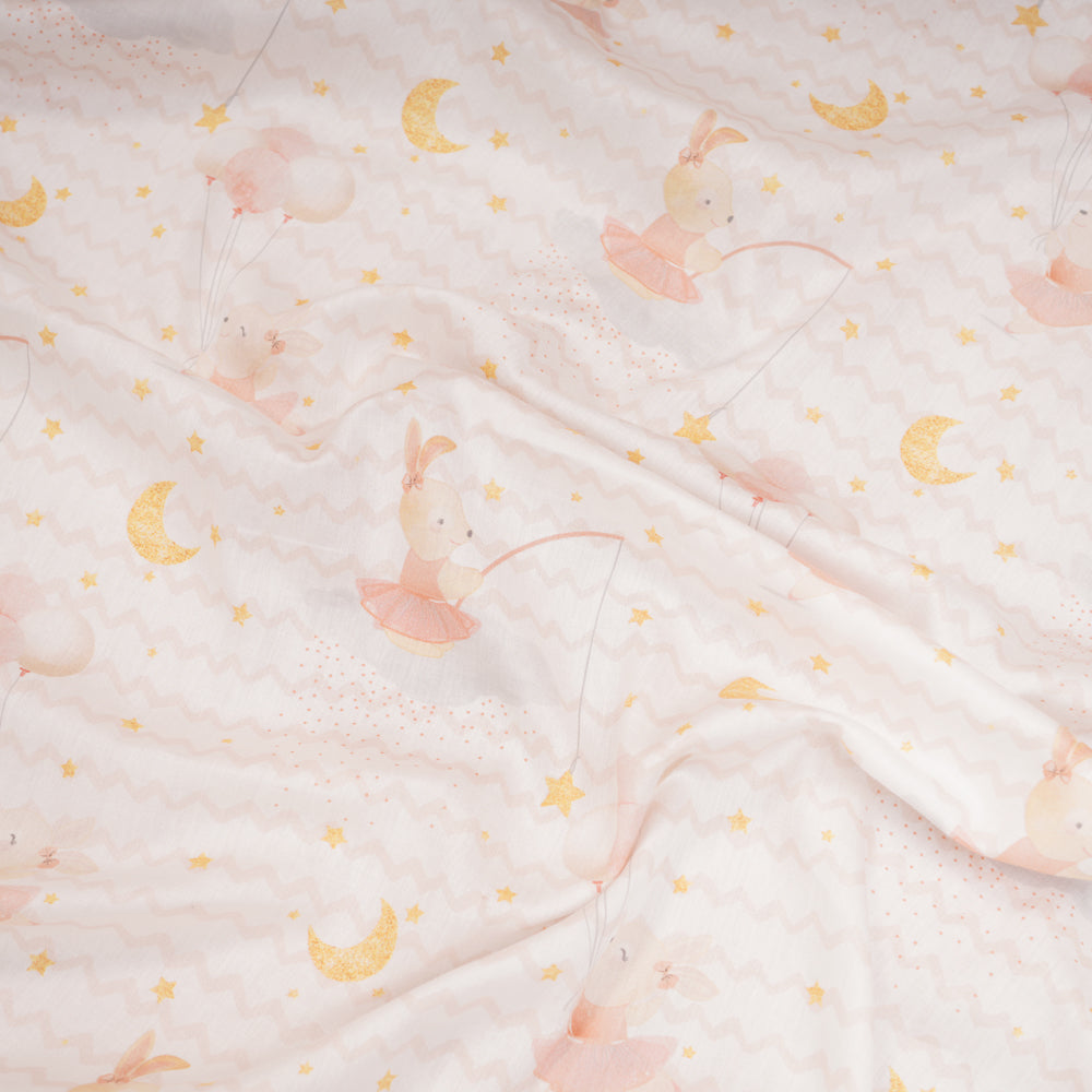Fancy Fluff Organic Cot Bedsheet- Day Dream