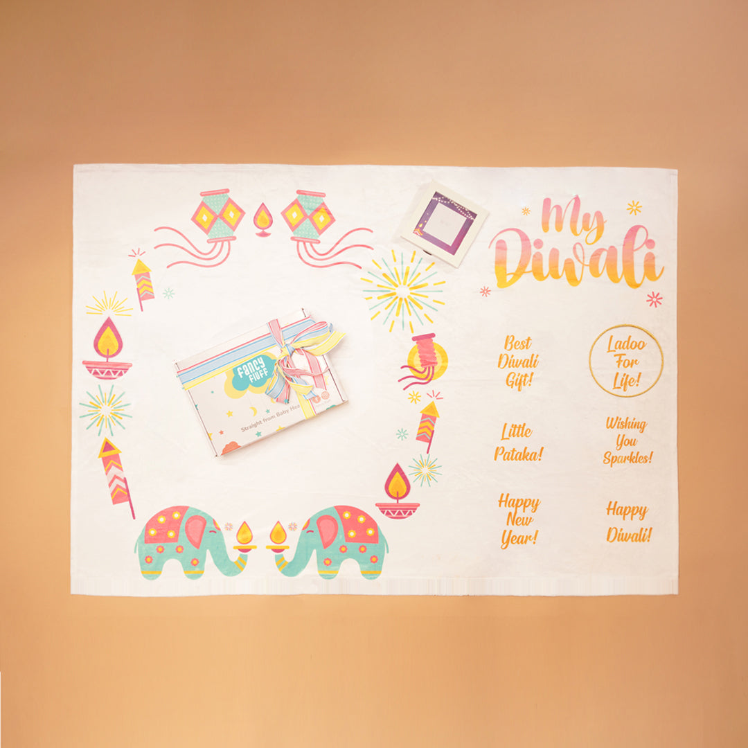 My First Diwali - Milestone Blanket & Frame Set