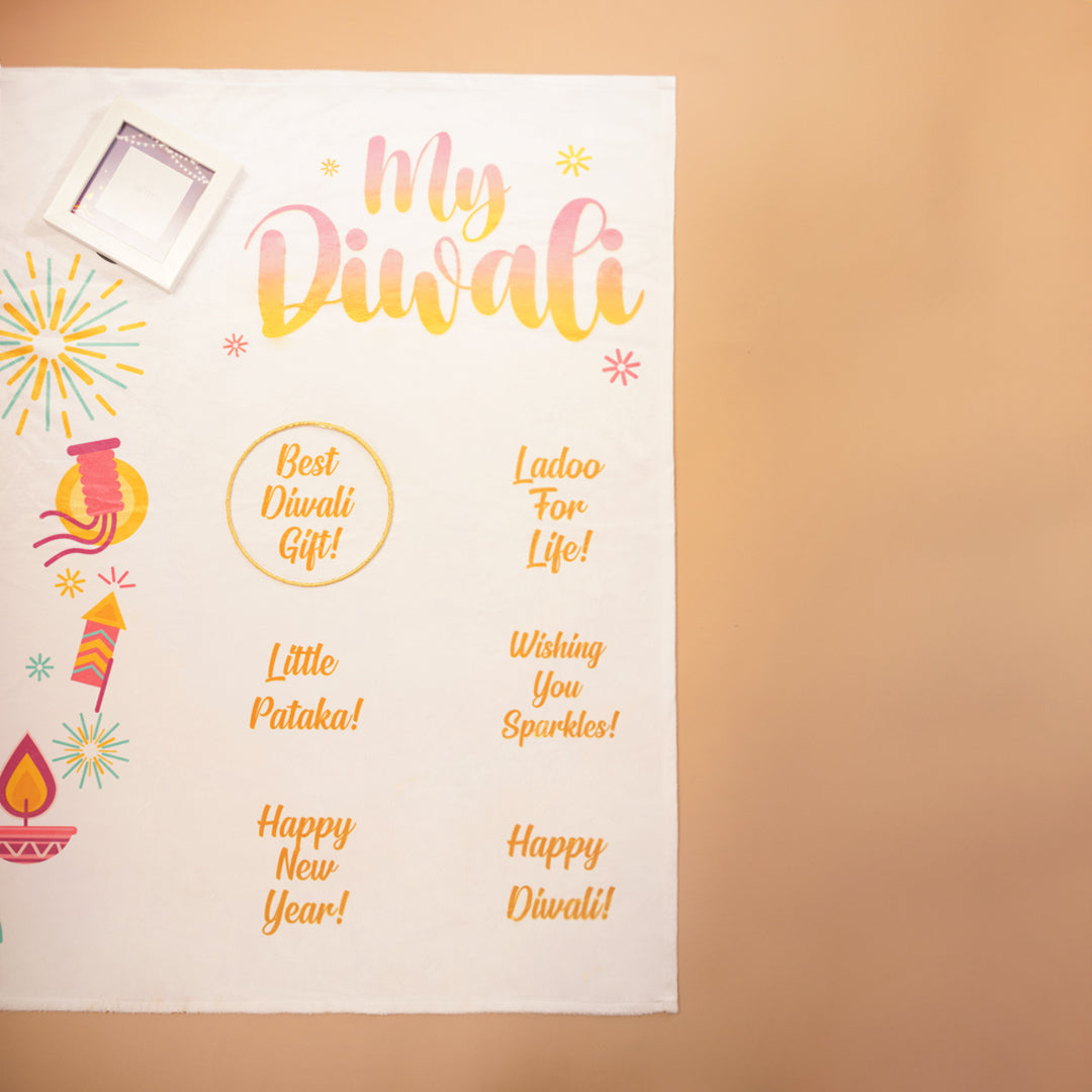 My First Diwali - Milestone Blanket & Frame Set