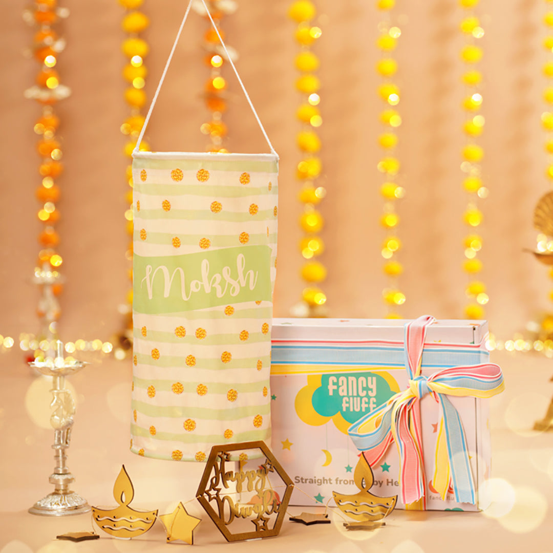 Lantern & Bunting Diwali Gift Set - Glitter