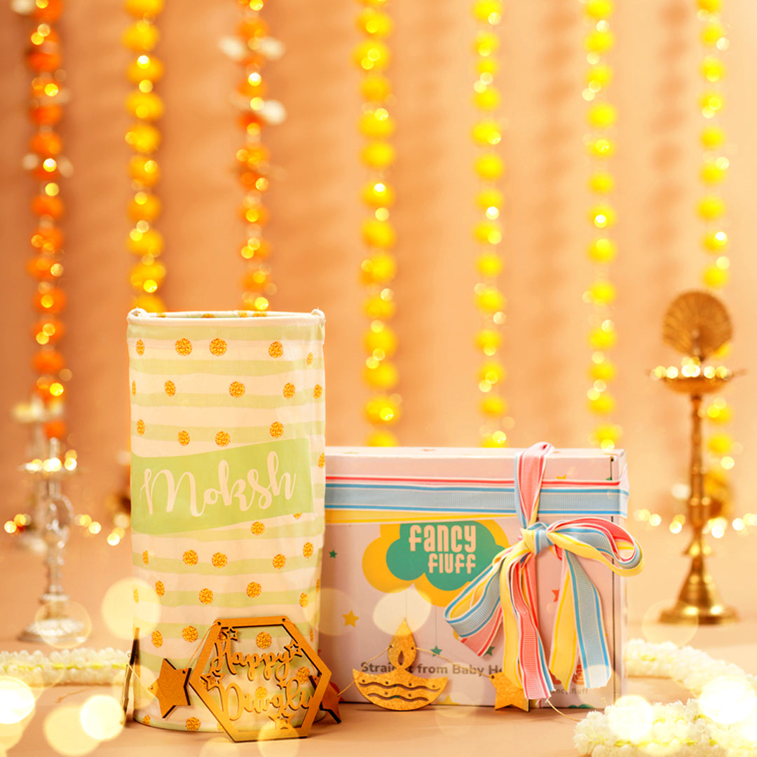 Lantern & Bunting Diwali Gift Set - Glitter