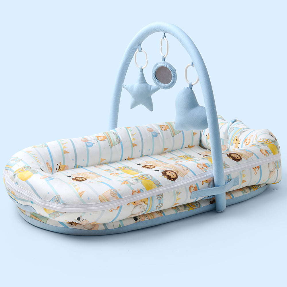 Fancy Fluff Organic Baby Cocoon - Joy Ride