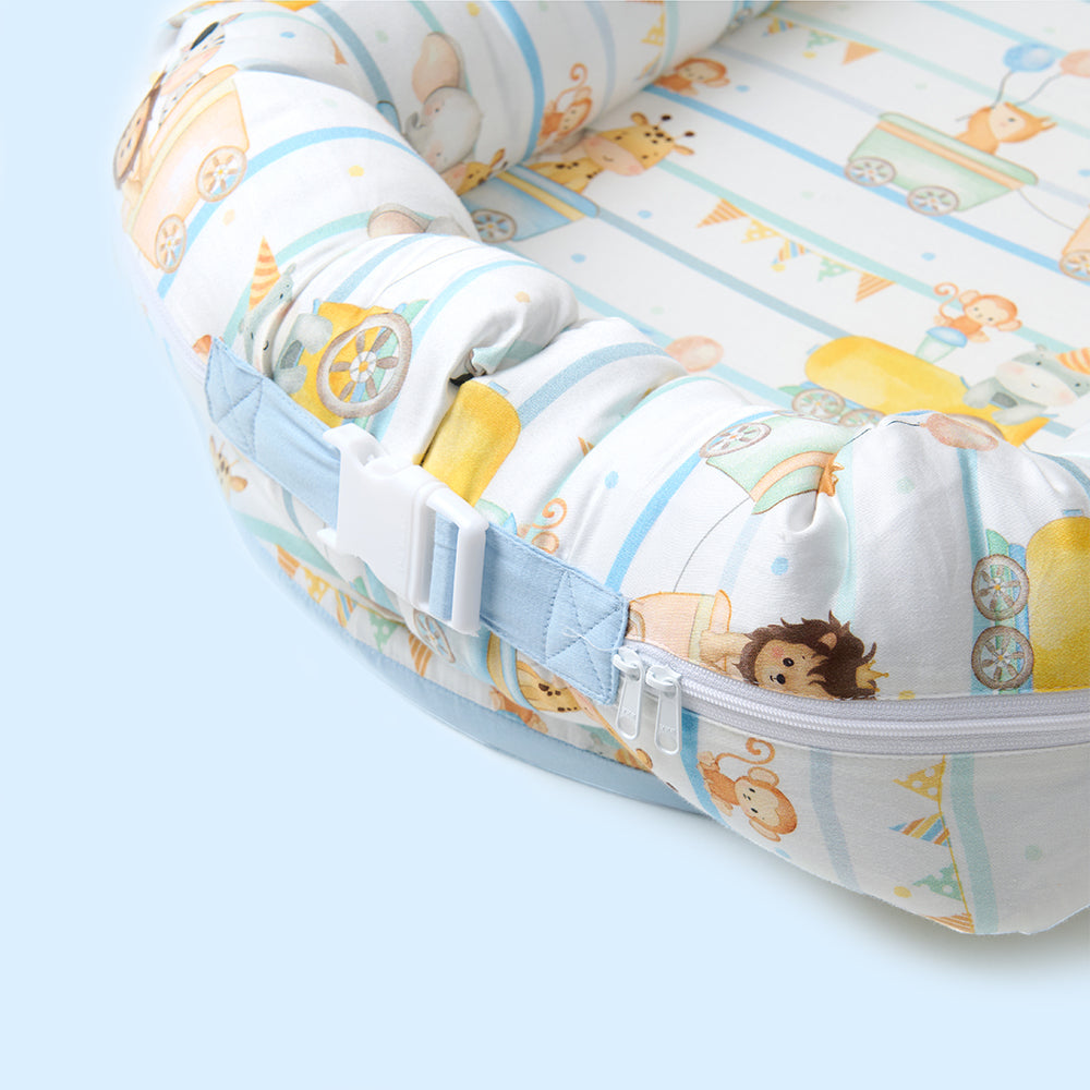 Fancy Fluff Organic Baby Cocoon - Joy Ride