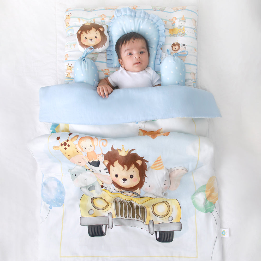 Fancy Fluff Organic Toddler/Baby Comforter - Joy Ride