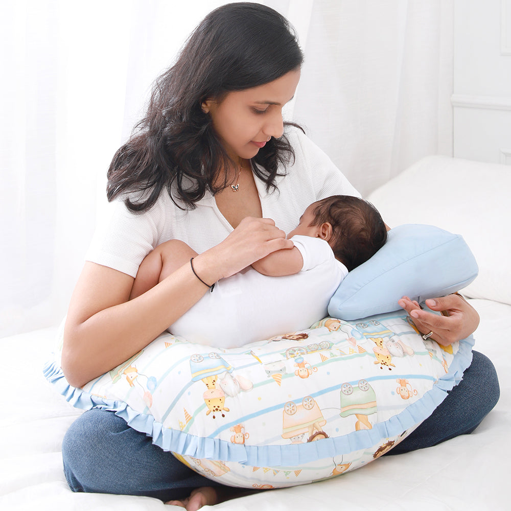 Fancy Fluff Organic Feeding Pillow + Support Pillow  - Joy Ride