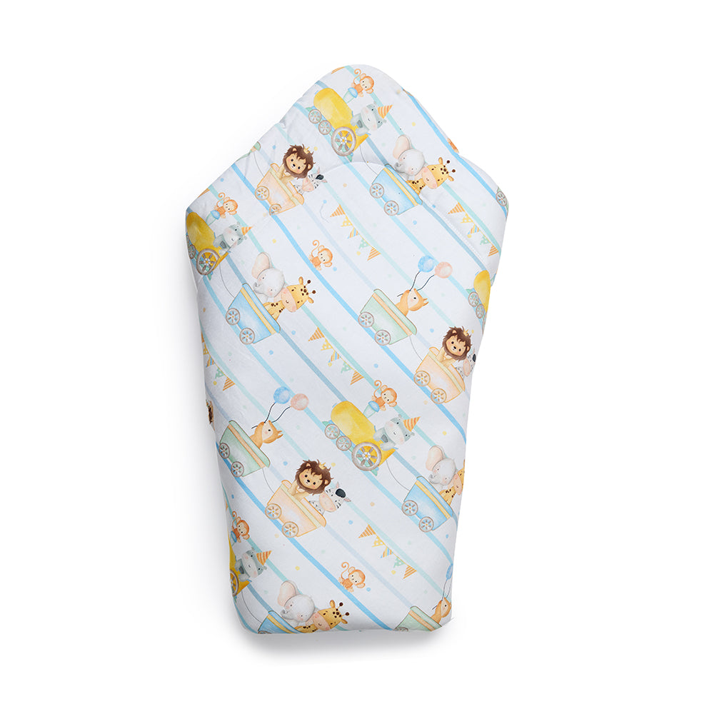 Fancy Fluff Organic Baby Wrap - Joy Ride