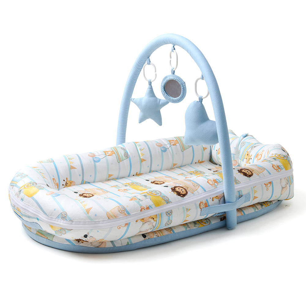 Fancy Fluff Organic Baby Cocoon Play Gym - Joy Ride