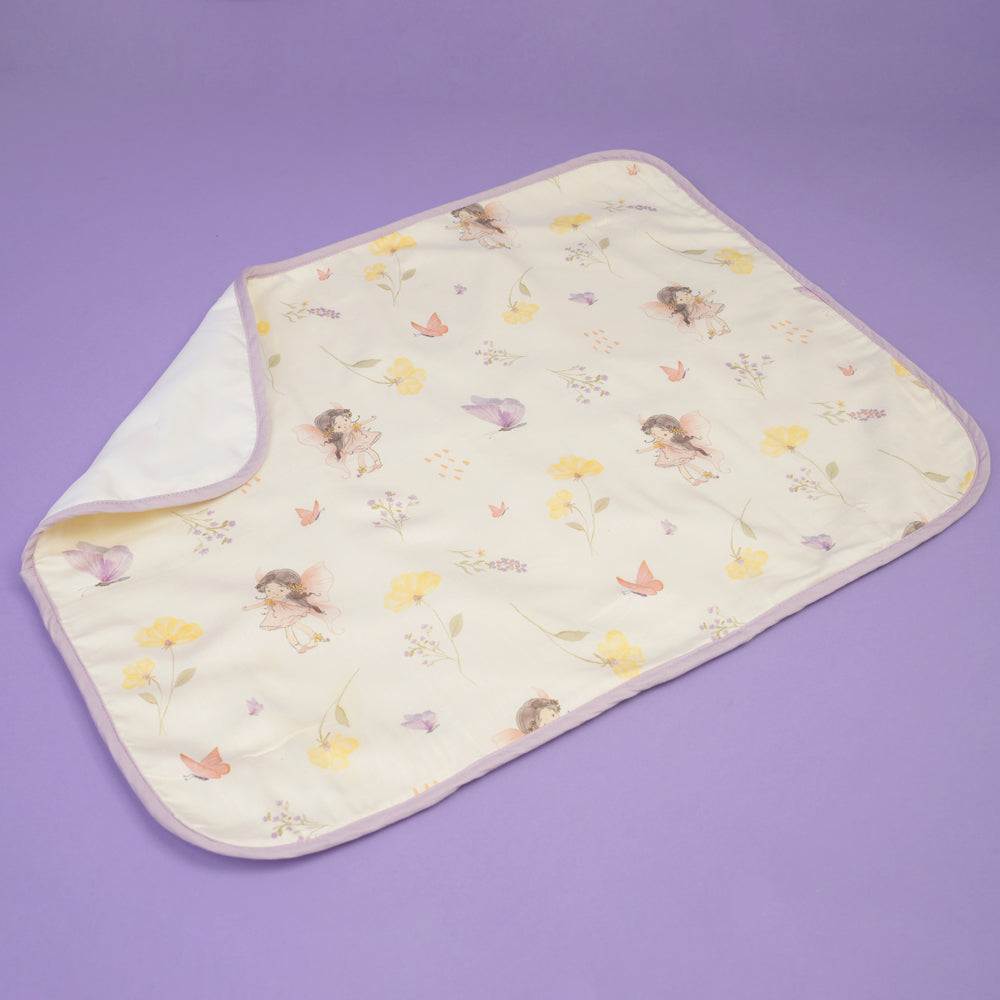Fancy Fluff Organic Bed Protector - Pixie Dust