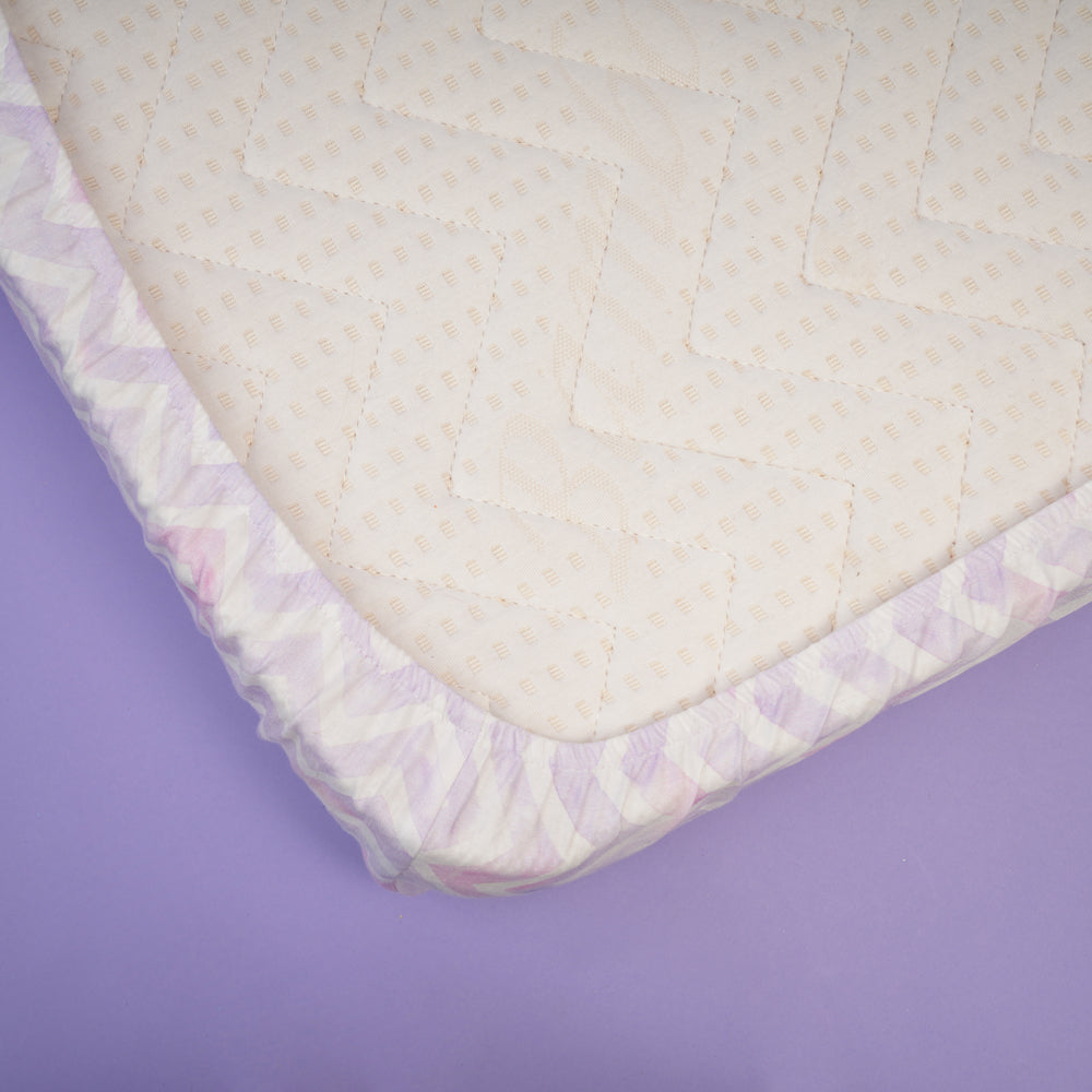 Fancy Fluff Organic Cot Fitted Sheet - Pixie Dust
