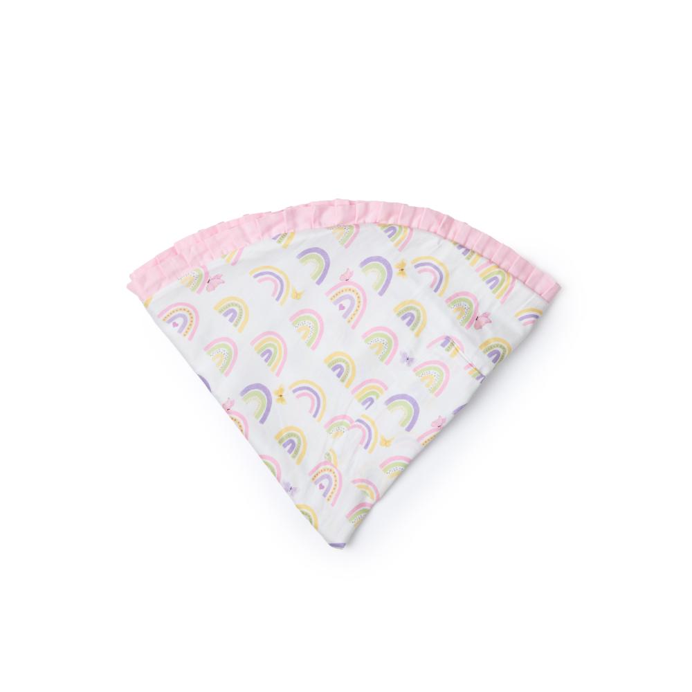 Fancy Fluff Organic Feeding Pillow Cover - Rainbow Dreams