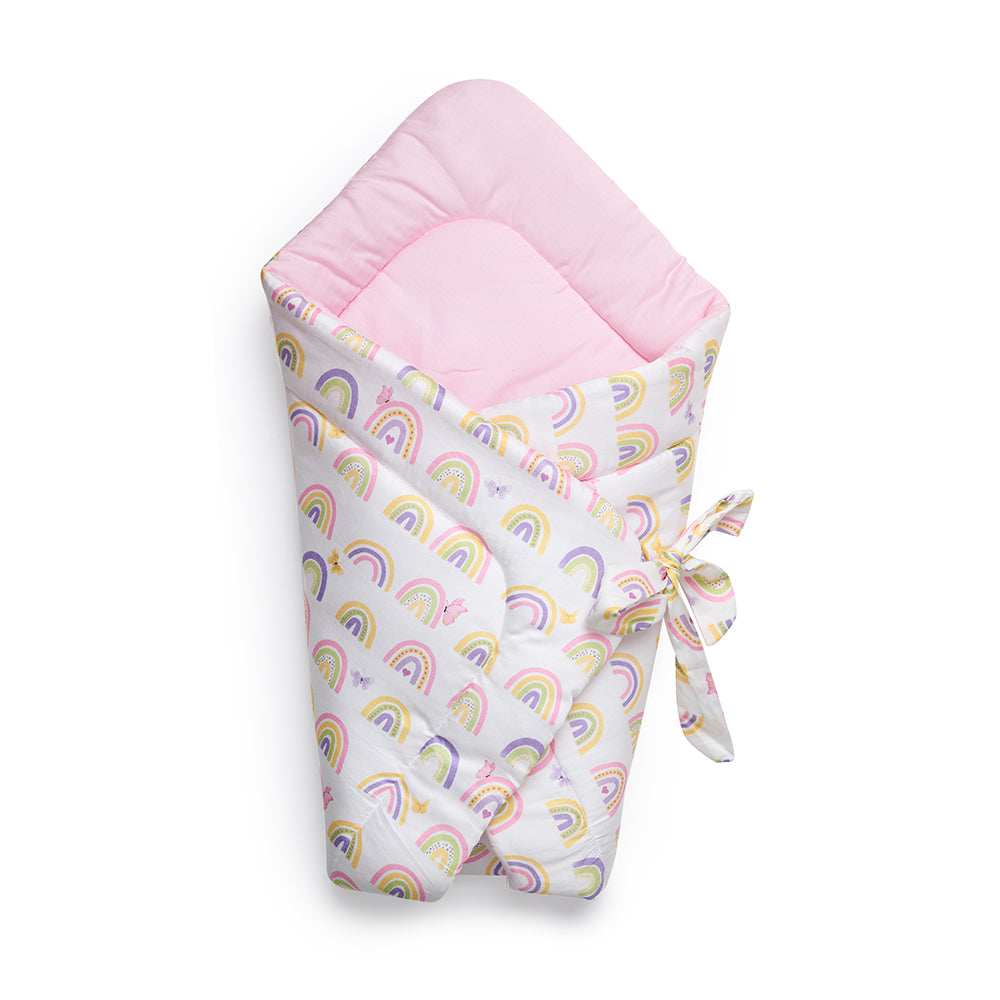 Fancy Fluff Organic Baby Wrap - Rainbow Dreams