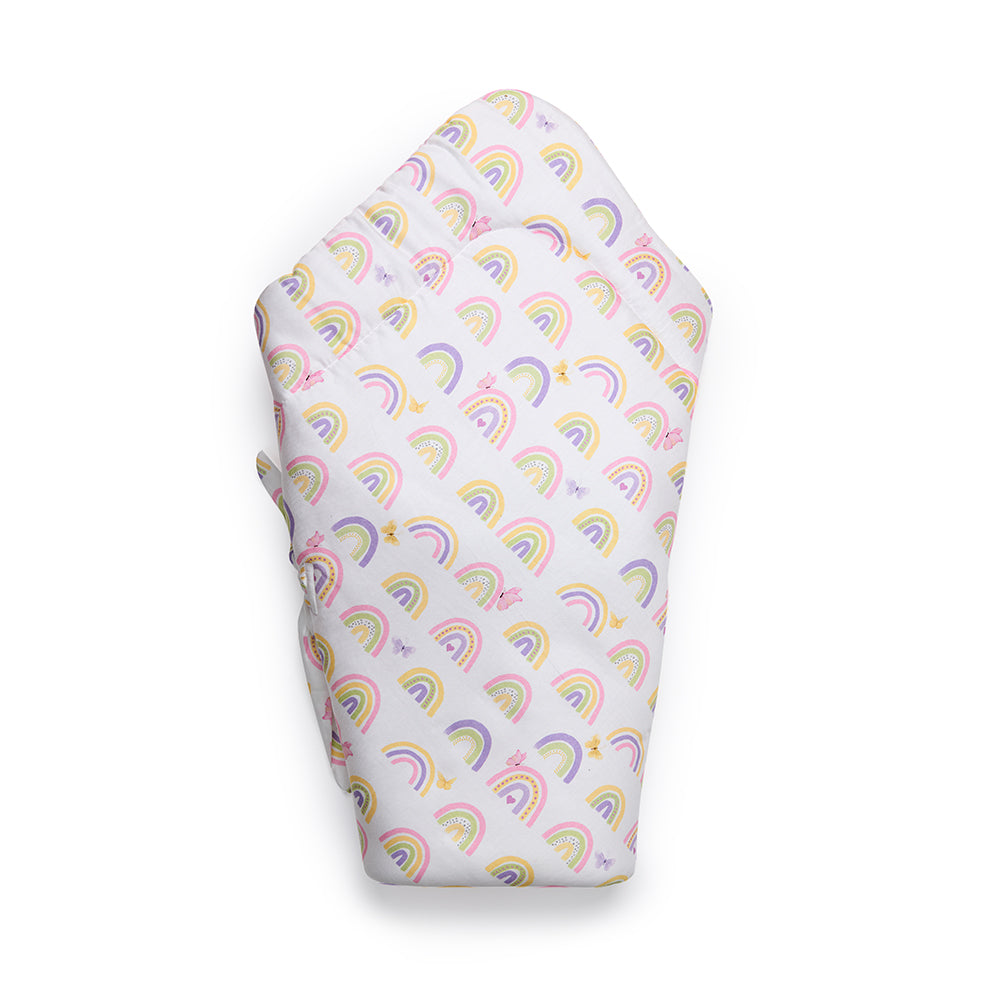 Fancy Fluff Organic Baby Wrap - Rainbow Dreams