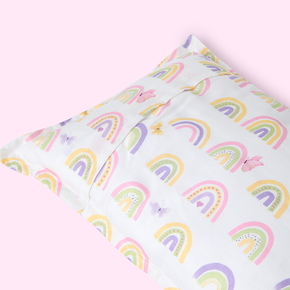 Fancy Fluff Organic Baby Pillow - Rainbow Dreams