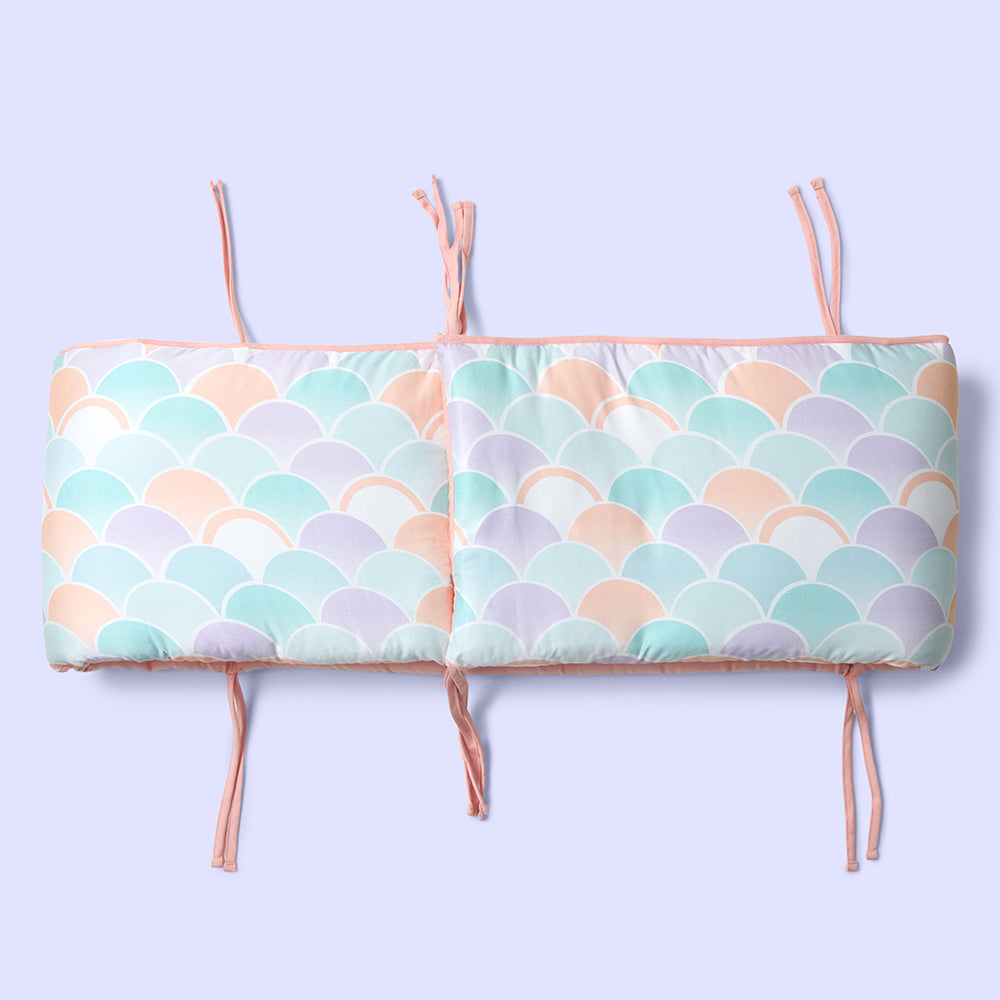 Fancy Fluff Organic Cot Half Bumper - Sea Fantasy