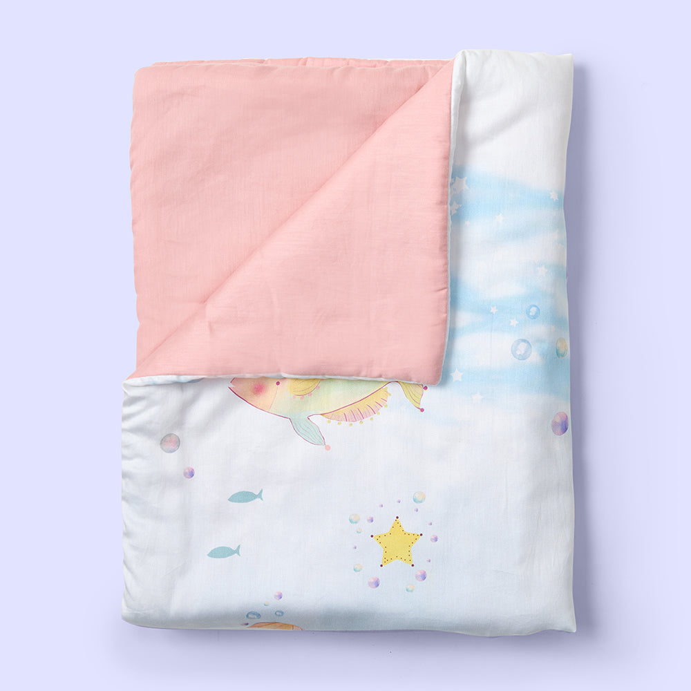 Fancy Fluff Organic Toddler/Baby Comforter - Sea Fantasy