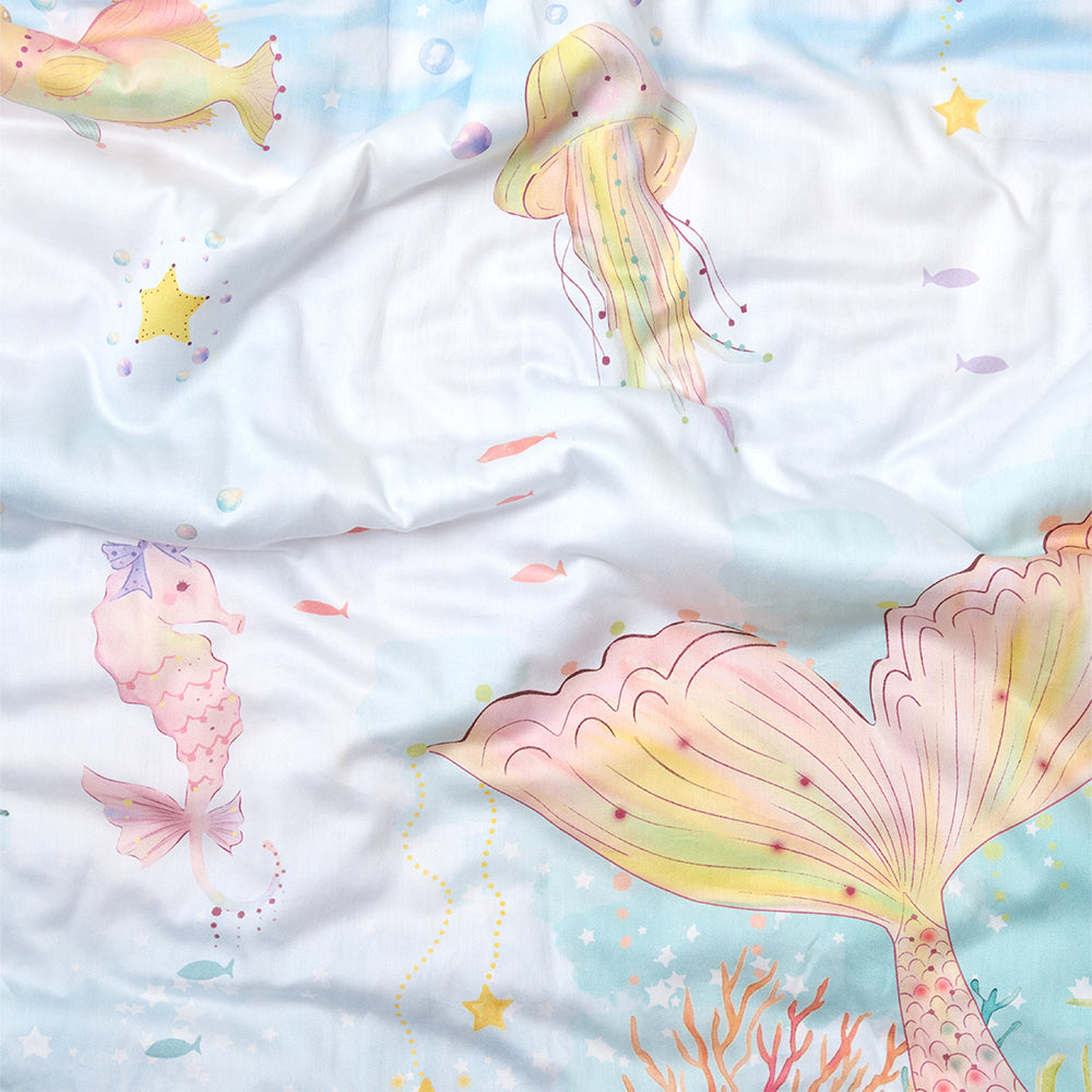 Fancy Fluff Organic Toddler/Baby Comforter - Sea Fantasy