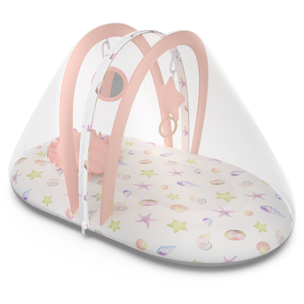 Fancy Fluff Organic Mosquito Net Set - Sea Fantasy