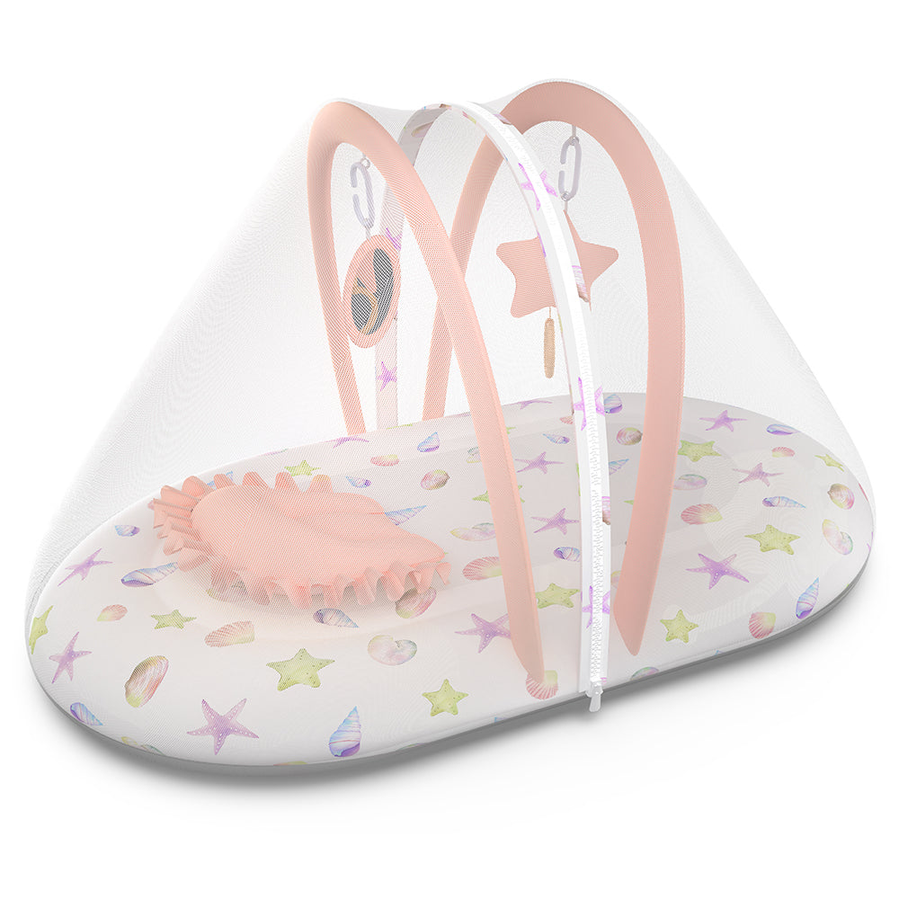 Fancy Fluff Organic Mosquito Net Set - Sea Fantasy