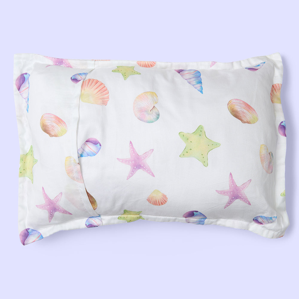 Fancy Fluff Organic Baby Pillow -  Sea Fantasy