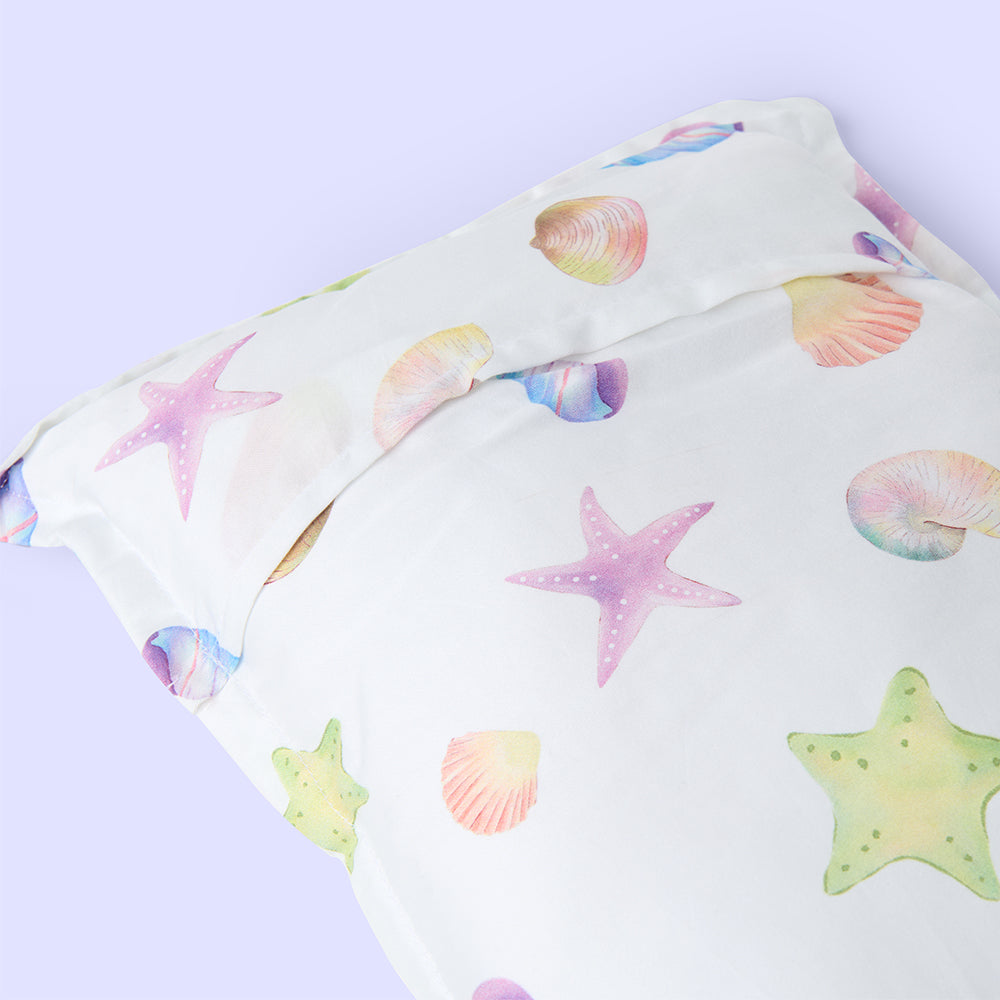 Fancy Fluff Organic Baby Pillow -  Sea Fantasy