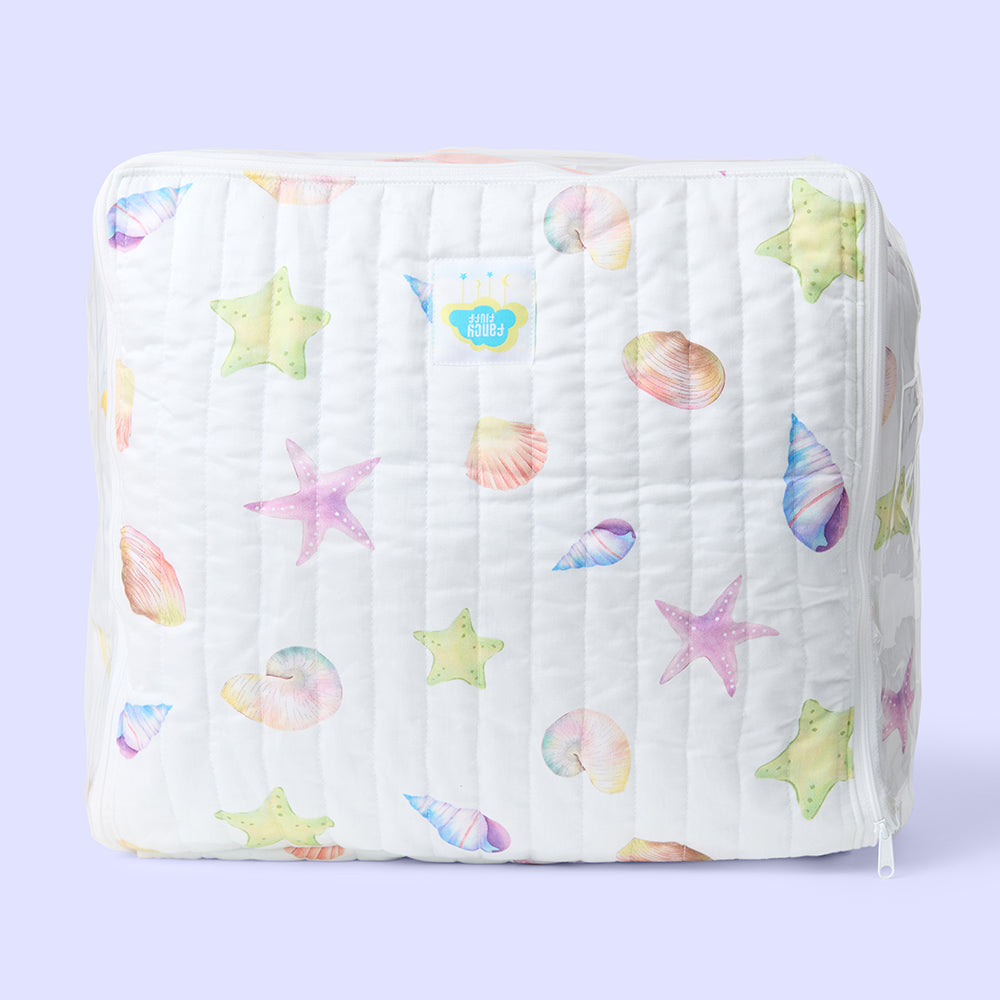 Fancy Fluff Organic Storage Bag - Sea Fantasy (Medium/Large)