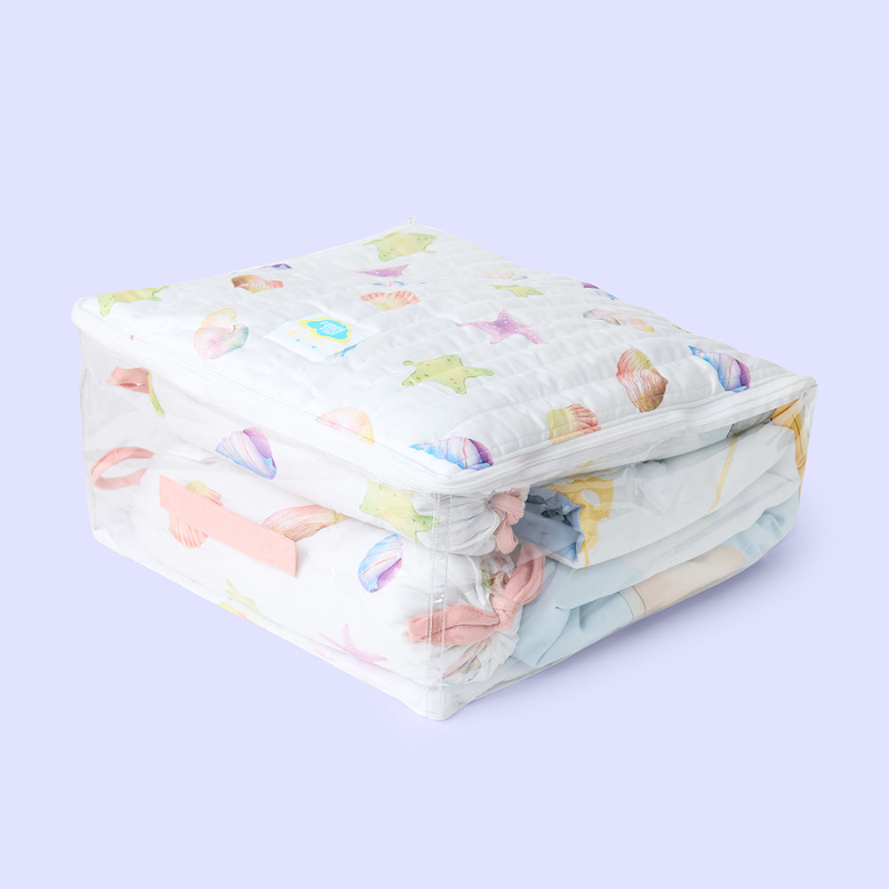 Fancy Fluff Organic Storage Bag - Sea Fantasy (Medium/Large)