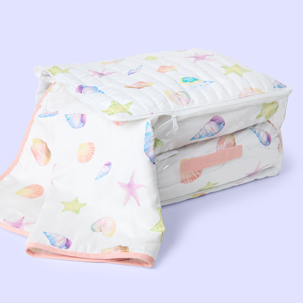 Fancy Fluff Organic Storage Bag - Sea Fantasy (Medium/Large)