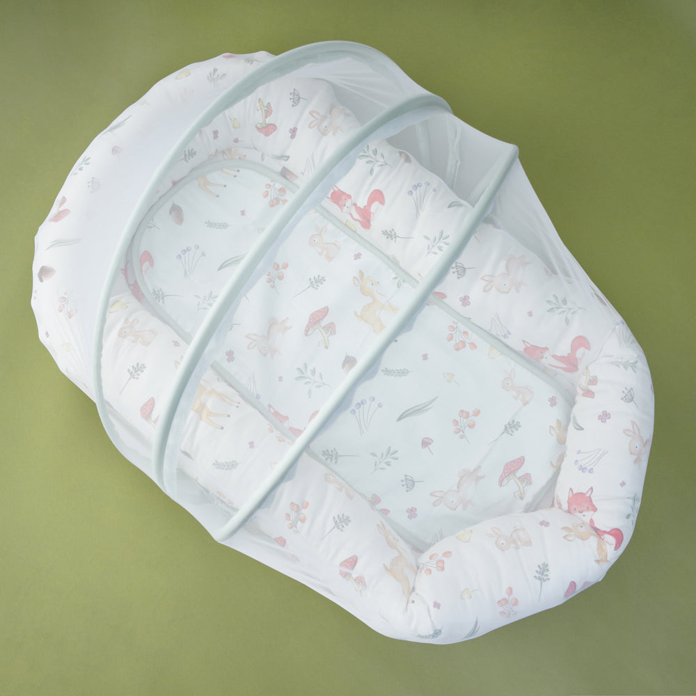 Fancy Fluff Baby Bed Net (Only Net) - Woodland