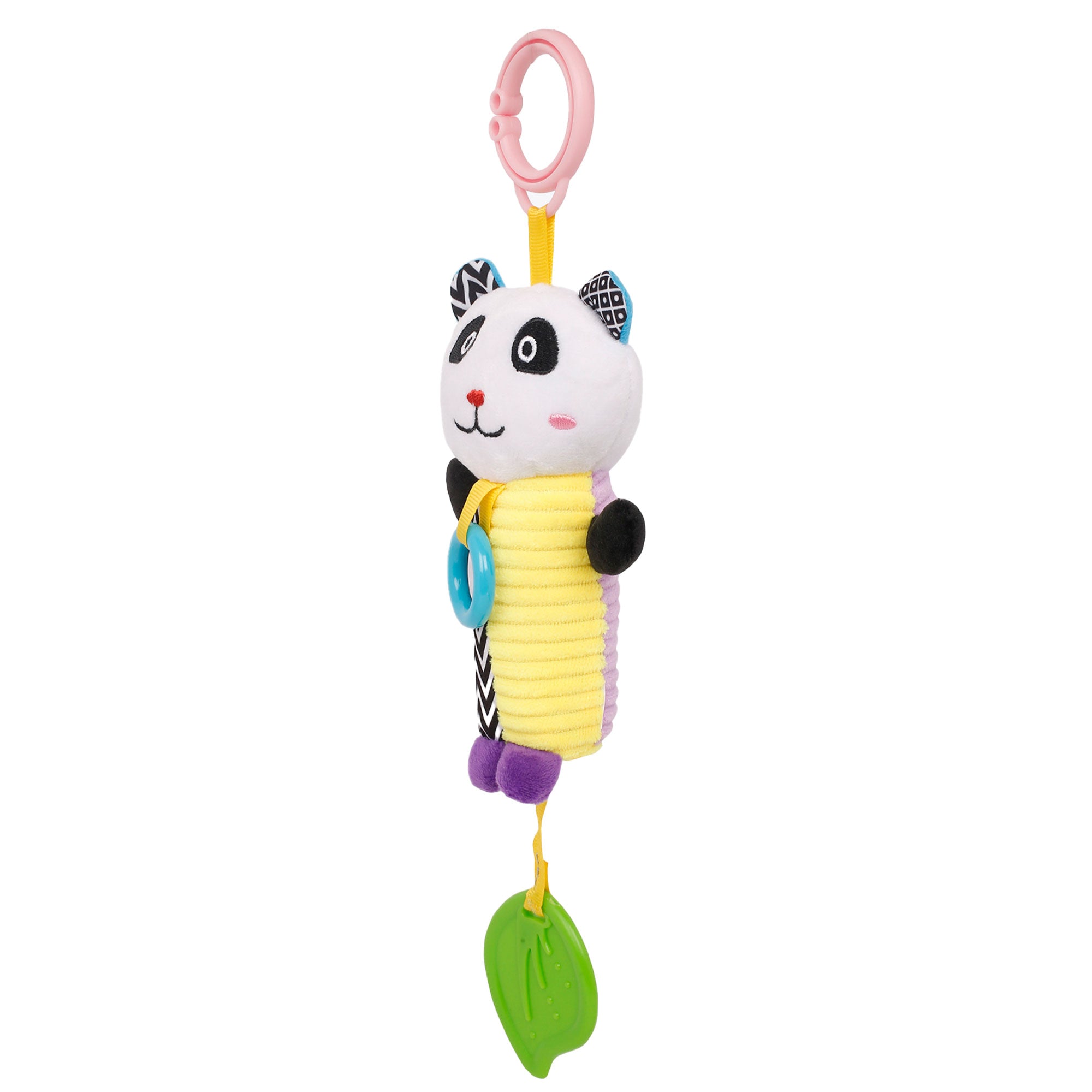 Baby Moo Panda White Hanging Toy With Teether